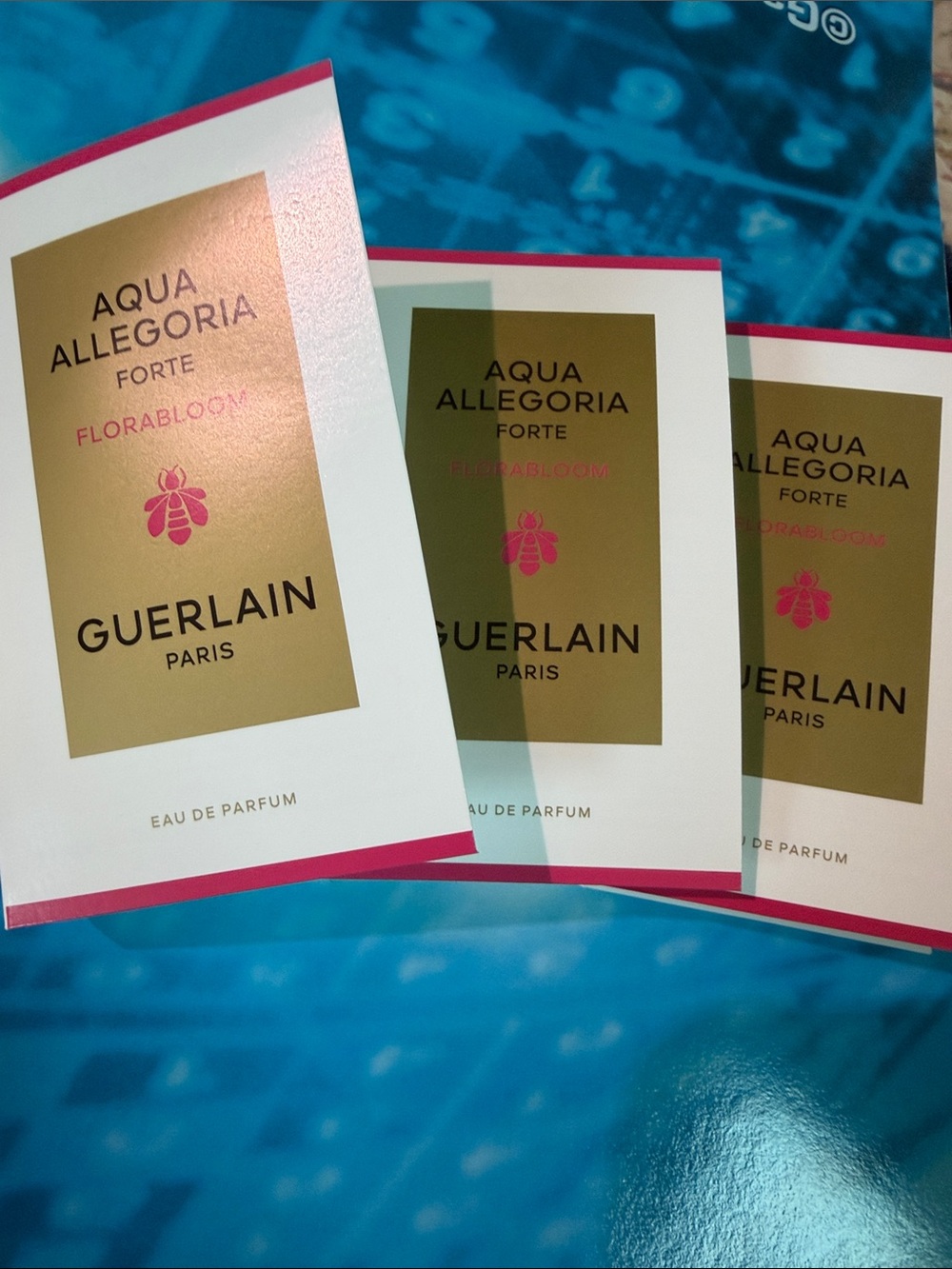 3 x Guerlain Aqua Allegoria Forte Florabloom